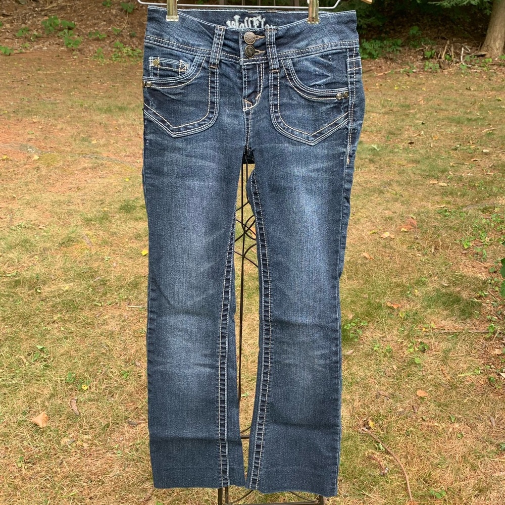 Wallflower dark blue jeans, size 0